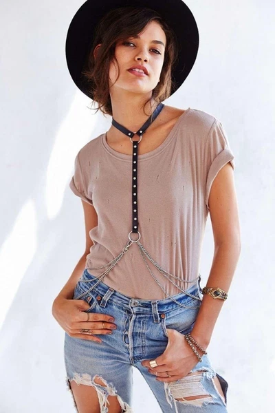 Boyundan Bağlamalı Fantezi Harness Aksesuar Vonda Wear 700905